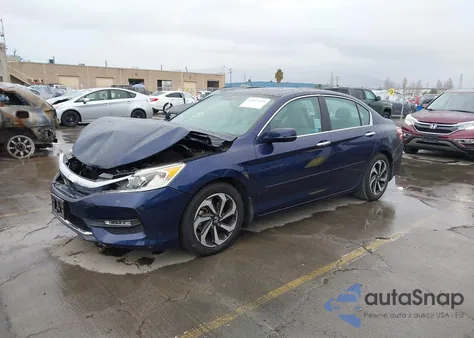 2016 Honda Accord Ex from USA, damaged, VIN 1HGCR2F77GA106051